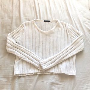 Brandy Melville V-neck Knit Top